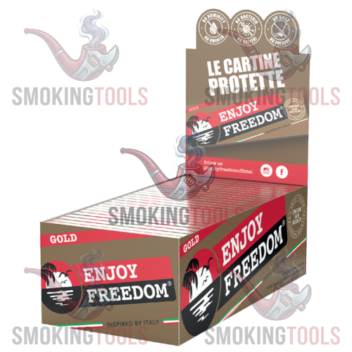 Enjoy Freedom cartina gold da Smoking Tools