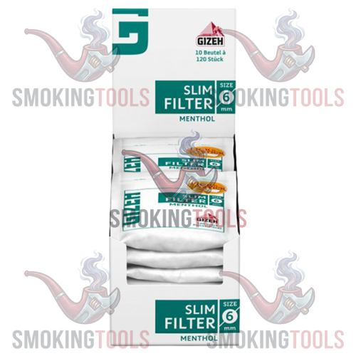 Gizeh filtri mentolo da Smoking Tools